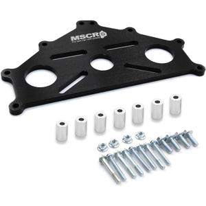 Billet Aluminum Engine Safe Stand Adapter Plate Compatible with Chevy Small/Big Block and LS LT Engines