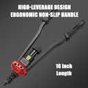Rivet Nut Tool Kit 16" Rivnut Nutsert Gun for Threaded Insert Installation | High-Leverage Long Reach Handle, Knob Removal, Stroke Adjustability