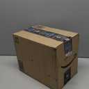 Fraser Hill Farm 4-Ft. Inflatable Christmas Santa Claus in Outhouse with LED Lights | Festive Holiday Blow-Up Decorations | Blower, Ropes, and Stakes Included | FHFOUTHSE041-L, Red