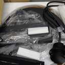 Gadroad Round End Table with Charging Station, USB Ports, Wood Tabletop & Black Metal Frame, 2-Tier Side Table for Living Room, Bedroom, Brown 15.7 * 15.7 * 23.0 inches