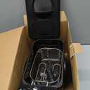 Elite Gourmet EDF2100 Electric Immersion Deep Fryer Removable Basket Adjustable Temperature, Lid with Viewing Window and Odor Free Filter, 2 Quart / 8.2 cup