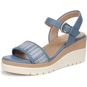 Naturalizer Graciela Wedge Sandals (Blue), Size 7