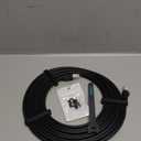 Cat 8 Ethernet Cable, 15ft Heavy Duty High Speed Internet Network Cable, Professional LAN Cable, 26AWG, 2000Mhz 40Gbps with Gold Plated RJ45 Connector, Shielded in Wall, Indoor&Outdoor, Black