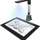 NetumScan Book & Document Camera, Multi-Language OCR and English Article Recognition by AI Technology, Real-time Projection, Video Recording, Foldable & Portable, Capture, Windows/MAC/Linux- NS-800NC