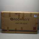 Solid Pine Wood Legs Writing Desk with 7 Drawers White