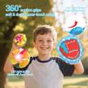 LED Toss and Catch Ball Set, Toddler Baseball Glove, Camping Beach Pool Toys For Kids, Outside Backyard Family Games, Sports & Outdoor Play Toys for 3 4-8 8-12 Year Old Boys Girls Birthday Gifts