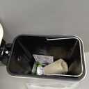 Dog Poop  Can Outside with Magnetic Bag Dispenser-Metal Dog Waste Container Odor Control- Rust Proof& Waterproof-Outdoor Waste Can with Lid-Garbage Can&Foot Pedal-Pet Poop Soft Close