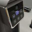 Hot & Iced Coffee Maker with Bold Setting, Single Serve Coffee Maker for K Cup and Grounds, 6-14 Oz Brew Sizes, 50 Oz Removable Water Tank, One Cup Coffee Machine with Reusable Filter, Grey