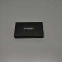 Weekly Pill Organizer 1 Time a Day  Travel Pill Case 7 Day, Small Pill Box 8 Compartments Push Open, with Color Slots, Medicine Organizer for Fish Oil, Vitamins, with Wrist Lanyard, BPA Free, Black