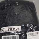 Women's Casual Crewneck Long Sleeve Ruffle Hem Peplum Babydoll T-Shirt Tee Top (Medium, Black)