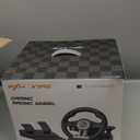 PXN PC Racing Steering Wheel, V3II USB Car Driving Simulator Race Gaming Steering Wheel with Pedals for Windows PC, PS3, PS4, Nintendo Switch, Xbox One, Xbox Series X/S (Black)