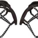Yaktrax Walker Traction Cleats for Snow and Ice, Black, Small