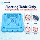 39 Inch Floating Mahjong Table for Pool, 2 Inch Thick Water Table
