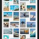 22x32 Collage Picture Frame 4x6 Picture Frames Collage Wall Decor Displays twenty four 4x6 inch Photos Horizontal Wall Mounting Display and Vertical Black