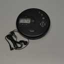 GPX PC332B Portable CD Player with Anti-Skip Protection, FM Radio and Stereo Earbuds - Black