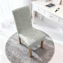 Stretch Dining Chair Covers Set of 6, Floral Print Soft Removable Washable, Pet Friendly Furniture Protector, Universal Chair Slipcovers for Home, Kitchen, Ceremony Dining Room Seat