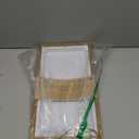 Hampton Art Framed Enamel Craft Me Sign, 8 x 15 Inch, White, with Rustic Wood Frame, DIY Home Decor Surface, for Paint, Vinyl, Stencils and Craft Projects