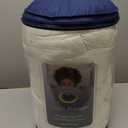 Serta Down Illusion Lightweight Hypoallergenic Down Alternative Comforter with Corner Loops, King/Cal King, White