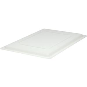 Rubbermaid Commercial Products Food Service Bus/Utility Tote Box Lid for 2-5 Gal Containers, White