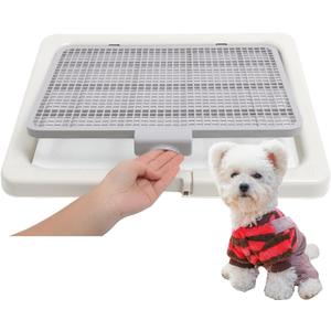 Smart Paws Small Puppy Dog Toilet, Poodles Training Tray, Yorkie Pet Pads Holder, Size: 21.65x17.71 Inch