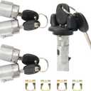 Ignition Switch Cylinder and Door Lock Cylinders Key Kit Compatible with Chevy Express 1500 2500 3500 Van/for GMC Savana 1500 2500 3500 Van, 2001-2007#Replace 704600 706591