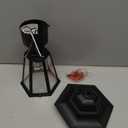 WISBEAM Outdoor Post Light, Pole Lantern, E26 Base 60W Max, Aluminum Housing Plus Glass, Wet Location Rated, ETL Qualified, Bulbs not Included, Black (1 Pack)