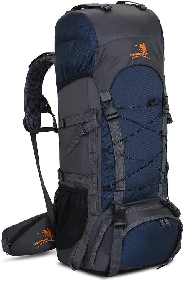 Bseash 60L Internal Frame Waterproof Hiking Camping Backpack with Rain Cover, Large Outdoor Sport Travel Daypack Rucksack