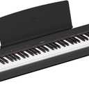 Yamaha P225B, 88-Key Weighted Action Digital Piano with Power Supply and Sustain Pedal, Black (P225B) (Black)