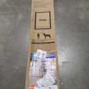 PetSafe Sliding Glass Pet Door - No-Cut DIY Install Doggy Door for Renters - Aluminum Frame - Adjustable Height 75 7/ 8" to 80 11/ 16" - Ideal for Medium Dogs Up to 40 lb - White