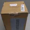 LoeJan 3 Compartment Utensil Holder, Extra Large Utensil Crock, Stable Ceramic Utensil Organizer, Cooking Tool Organizer Set for Kitchen Counter Farmhouse Decor (A-White(Vertical Stripe)) (7.2 inch)