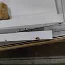 YITAHOME Farmhouse TV Stand for 65/55 Inch TV with Power Outlets & 6 Drawers, Entertainment Center with Sliding Barn Door and Adjustable Shelf, TV Media Console Storage Cabinet for Living Room, White