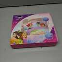 Disney Princess Microfiber Sheet Twin Set One Twin Fitted Sheet - Finished Size 39 inches x 75 inches. One Twin Flat Sheet - Finished Size 66 inches x 96 inches. One Standard Size Pillowcase for 20 inches x 26 inches Pillow Finished Size 20 inches x 30 inches.
