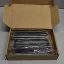 Ravinte 3 Pack Solid 3 Inch Center to Center Slim Square Bar Drawer Handles - Kitchen Cabinet Hardware in Matte Black - Drawer Pulls and Cabinet Handles