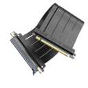 EZDIY-FAB PCIe 5.0 X16 Riser Cable, 128GB/ s Bandwidth, for RTX 50/ 40 & RX 9000/ 7000 GPUs, PCIe Extension Card, Backward Compatible with PCIe 4.0/ 3.0, Vertical GPU Mount, Straight-30cm, Black