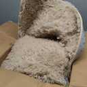 OLANLY Machine Washable Large Area Rugs for Living Room, Bedroom, Soft Fluffy Shaggy Bedside Rug, Indoor Floor Carpet for Kids Girls and Boys, Dorms, Nursery, Home Decor Aesthetic, Beige  5x7 