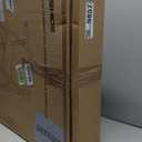 Standard Walker,Aluminum Folding Lightweight Walkers with Seat Support up to 300lbs,Adjustable Height with 5-inches, 2-Wheels Narrow Walkers for Seniors&Handicapped,Black,YMX8236XC