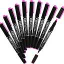 2 x Zebra B-WKCR1-WR Highlighter, Optex Care, Fuchsia, 10 Pieces