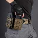 IDOGEAR Belt Magazine Pouch 5.56 Belt Clip Mag Pouches 7.62mm Softshell Rifle Mag Carrier for Belt M4/AR/AK Rifle Magazines