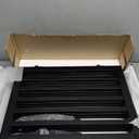 Black 37-74" Dog Gate Foldable Dog Gates for Doorways Stairs House Freestanding Pet Gate Puppy Barries 24 inches Tall
