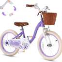 RoyalBaby Girls Bike Belle EZ Kids Bike, 18 INCH