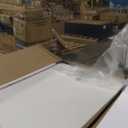 LUSABE 48x32 Black Framed Bathroom Mirror, Matte Black Bathroom Vanity Mirror Farmhouse, Large Rectangle Wall Mirror, Anti-Rust, Tempered Glass, Shatter-Proof, Easy to Install Vertically/Horizontally