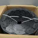4 inch Tall Landscape Edging Kit 120FT Garden Edging with 210 Spikes for Lawn Edging and Flower Beds (Black, 120FT)