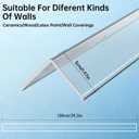 CHIDU Corner Guard, Pre-Drilled Clear Wall Corner Protector with Screws, L-Shaped Thickened Edge Protection for Sharp Wall, Door Frame, Table, Countertop - 4 PCS x 39.3" L x 1.97" W