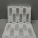 UMEIED 6 Oz Edge Champagne Flutes Set of 12, Long Stemmed Crystal Clear Champagne Flute Glass Set, Sparkling Wine Glasses for Home Party Wedding Birthday Housewarming Gifts