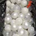 Realhaha Ball Pit Balls 50 100 200 500 Play Balls Plastic Balls for Baby Girls Toddlers Kids Play Tent Pool Playhouse Playpen Party Decoration (Beige)