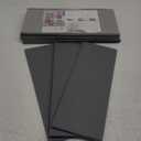 DAYARD Fabric Bins [3-Pack], Foldable Cube Baskets Storage Boxes for Shelves, Closet, Bookshelf, Nursery Organizer Containers, 16 x 11 x 8 inch Grey