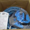 UIRWAY Upgrade Pool Vacuum Head with Side Brush & 360° Swivel Cuff, Heavy Duty Manual Kink-Resistant 1-1/2" x 40 Ft Vacuum Hoses, Weighted Triangular Shape for Inground & Above Ground Pool(No Pole)