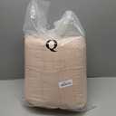 CozyLux Queen Comforter Set Blush Pink Seersucker 7 Pieces Bed in a Bag Queen Comforter Set with Sheets, Luxury Soft Bedding Set with Down Alternative Comforter, Sheets, Pillowcases & Shams All Season