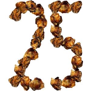 Knuckle Bones for Large Dogs, Cow Knee Caps for Dogs, Real Dog Bones Long Lasting for Aggressive Chewers, Natural Treats, 25 Count