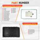 10R80 Ten Speed Transmission Oil Pan Filter Kit with Aluminum Gasket & Bolt